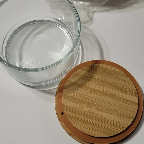 Stacking glass canisters set - Picture 2 of 2